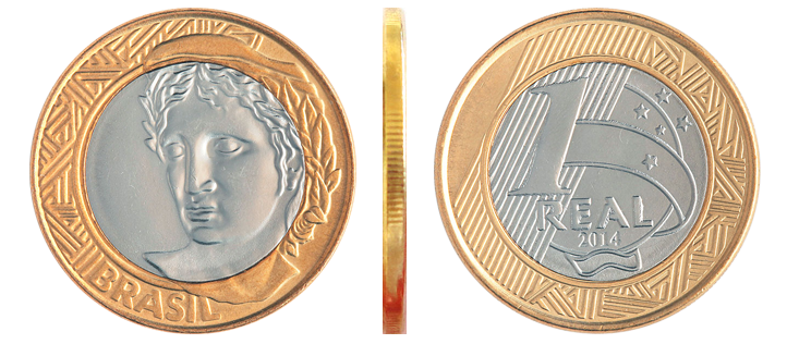 Moedas de 1 real características comuns Moedas de 1 real características comuns