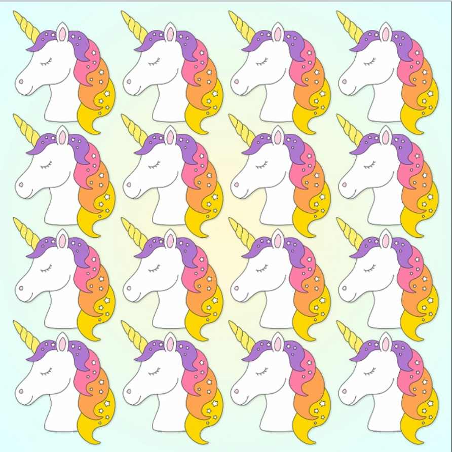 desafio visual do unicornio Desafio visual do unicórnio. Fonte: Jagran Josh.