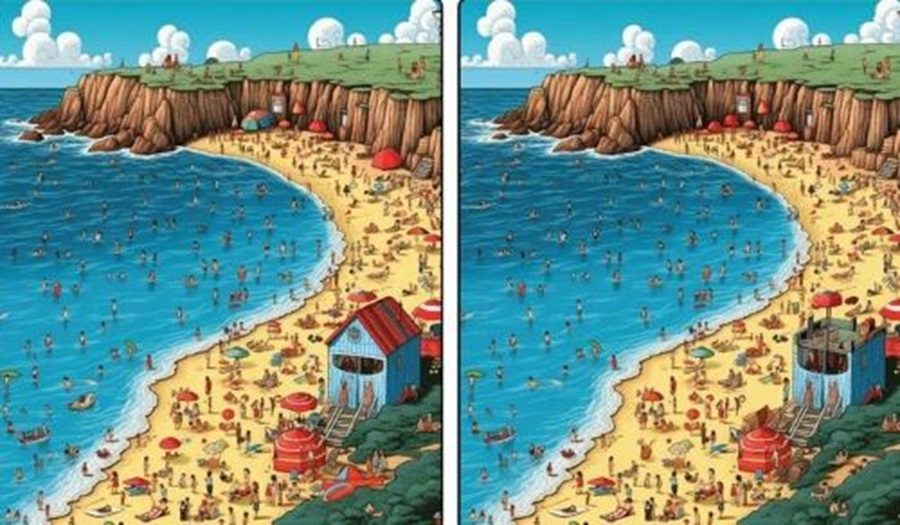 Desafio Visual: será que você encontra as 7 diferenças na imagem da praia? Desafio Visual: será que você encontrar as 7 diferenças na imagem da praia?