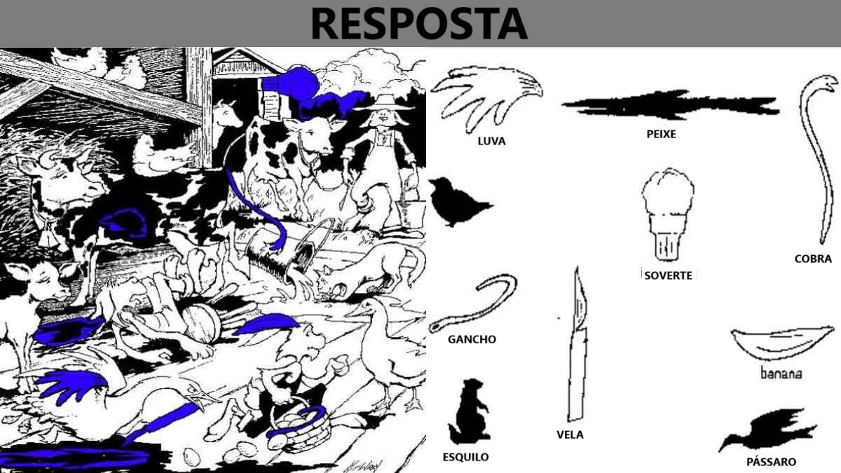 Ilusão de Ótica: será que você consegue encontrar esses objetos em 20 segundos? Ilusão de Ótica: será que você consegue encontrar esses objetos em 20 segundos?