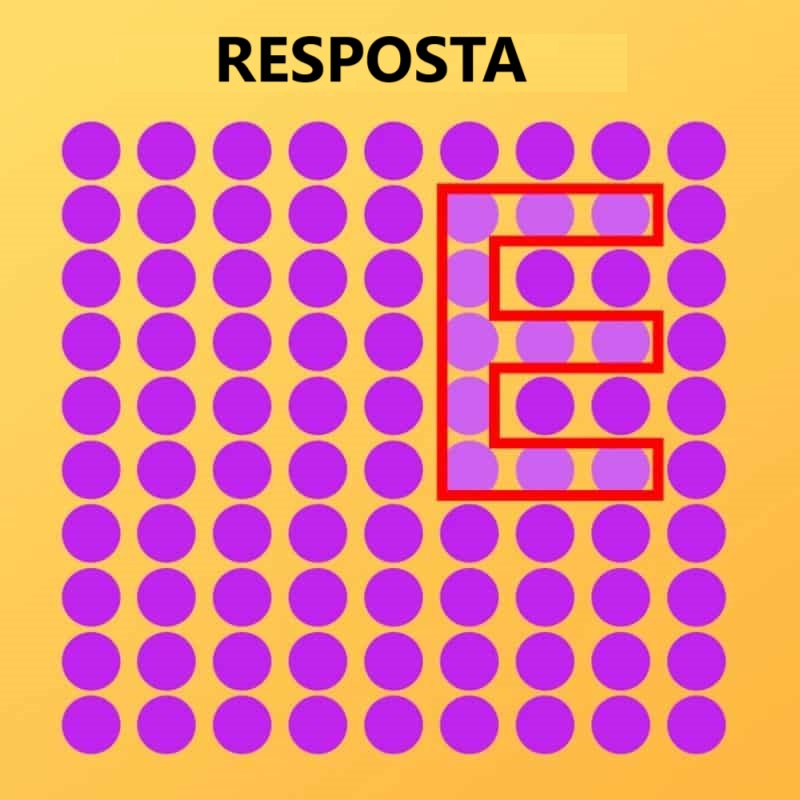Teste Visual: qual a letra que você consegue vê? Teste Visual: qual a letra que você consegue vê?