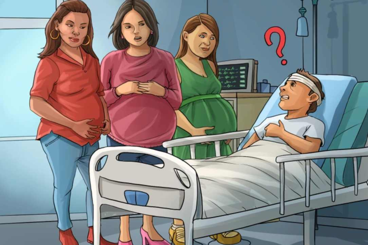 Teste de QI - quem é a esposa do homem hospitalizado. Fonte: Jagran Josh.