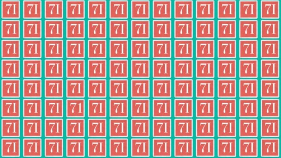 Teste de QI: será que você encontra o número 71 em 15 segundos? Teste de QI: será que você encontra o número 71 em 15 segundos?