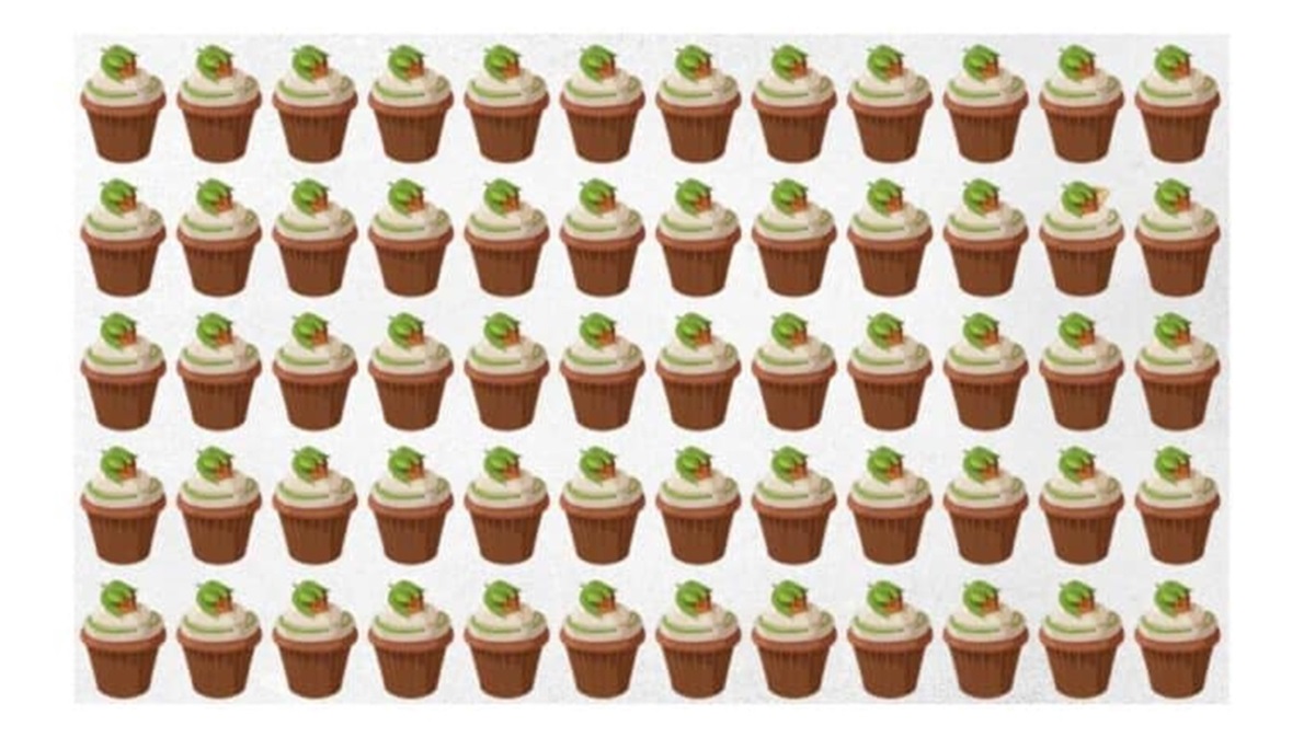 Desafio Visual: descubra qual o cupcake diferente em 10 segundos Desafio Visual: descubra qual o cupcake diferente em 10 segundos