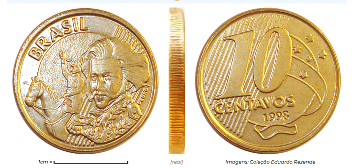 Moeda10 centavos características comuns Moeda10 centavos características comuns