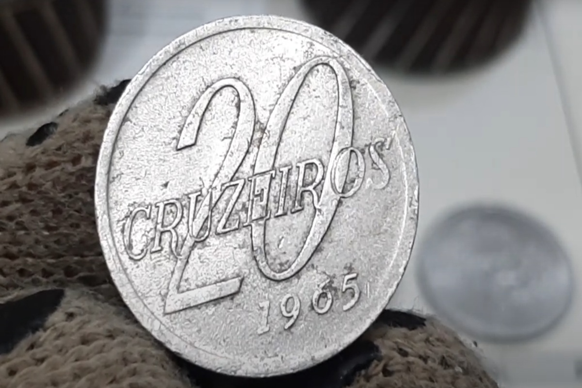 Moeda 20 cruzeiros 1965