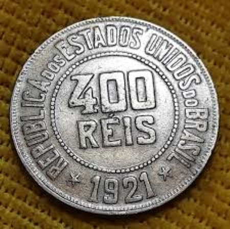 Moeda 400 réis Moeda 400 réis