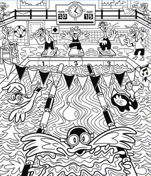 desafio visual do coracao entre os patos Desafio visual do coração entre os patos. Fonte: Jagran Josh.