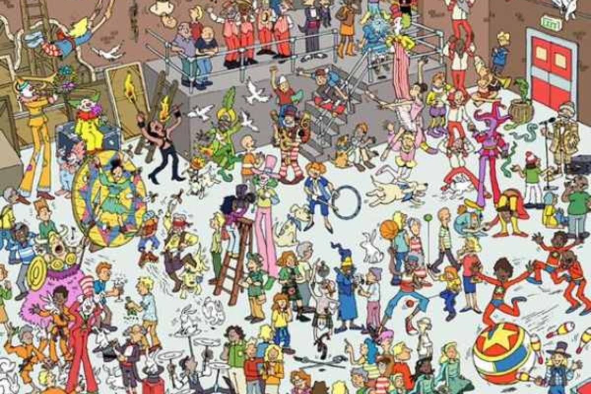 Onde está o Wally? Fonte: Jagran Josh.