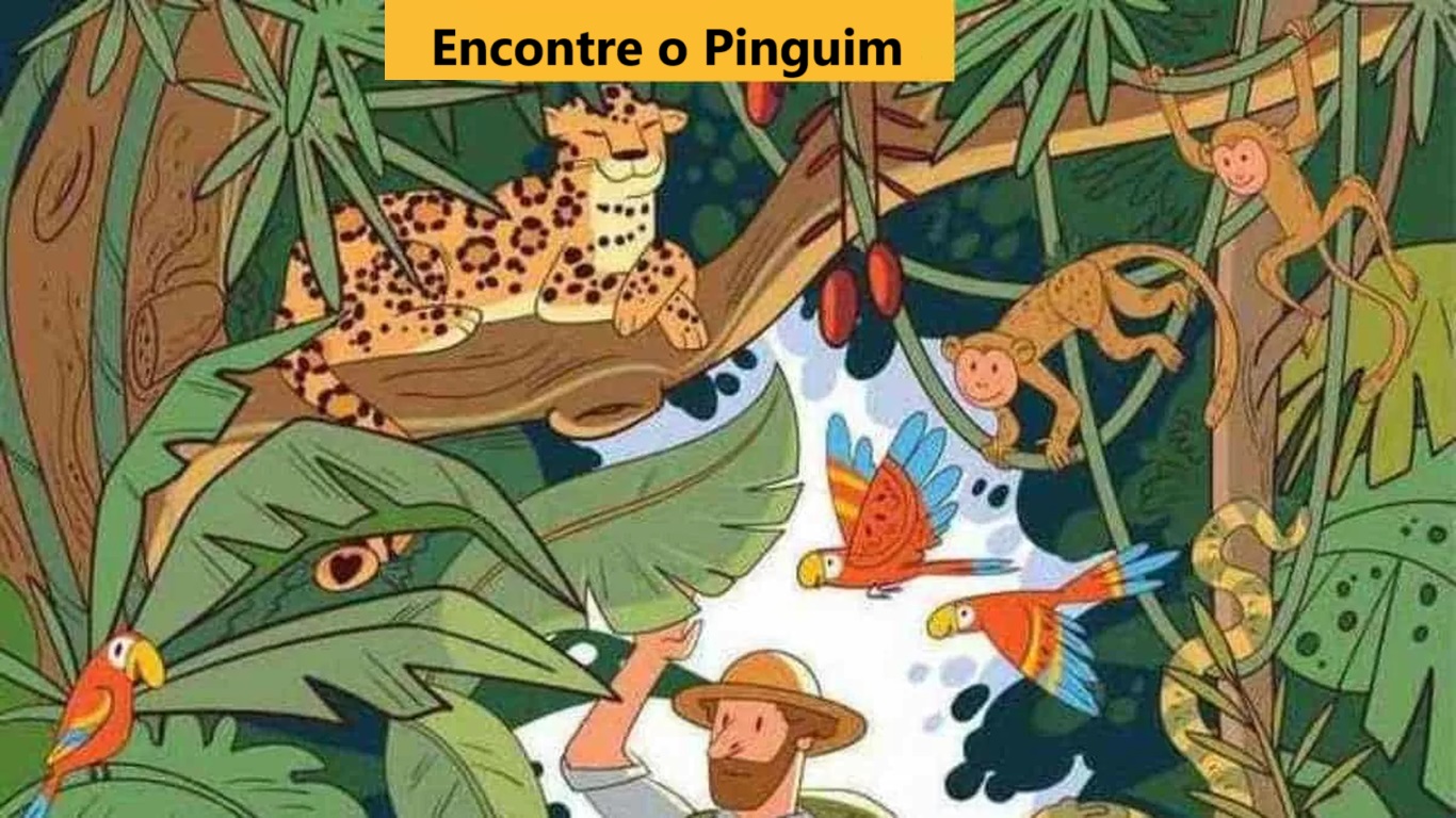 Teste de QI: será que você consegue descobrir o pinguim em 8 segundos?