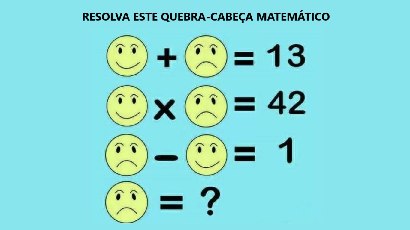 Teste de QI: resolva o quebra-cabeça matemático em 5 segundos