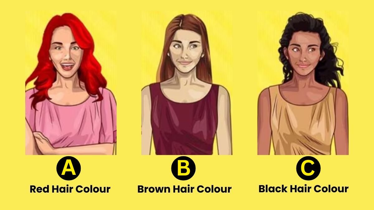 teste de personalidade do cabelo Teste de personalidade da cor do cabelo. Fonte: Jagran Josh.