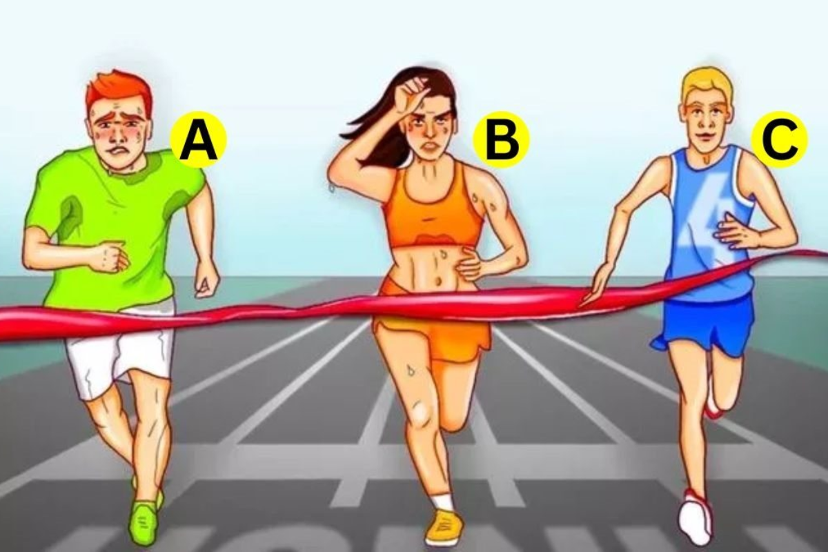 Teste de QI - quem esta trapaceando na corrida? Fonte: Jagran Josh.
