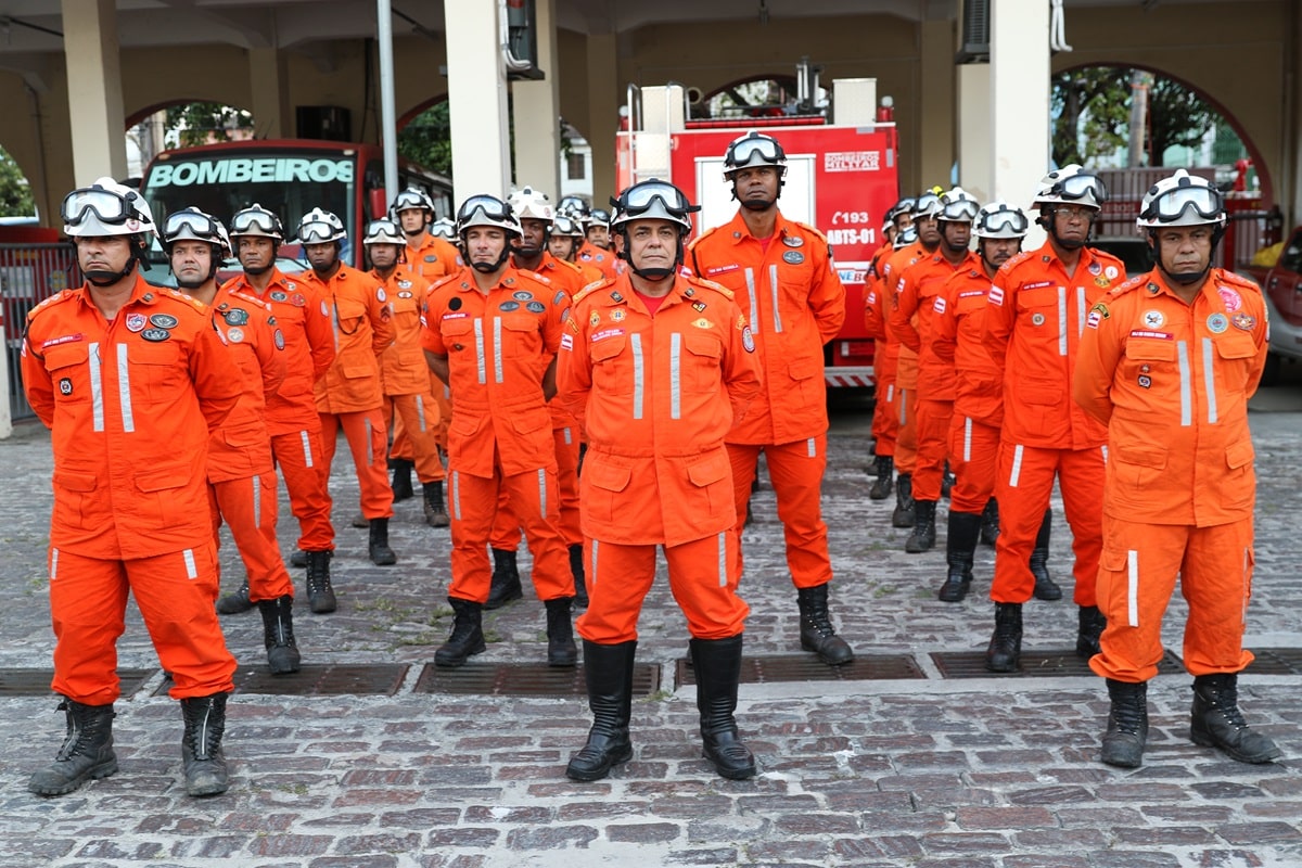Corporação do Corpo de Bombeiros da Bahia. Imagem: CBM BA