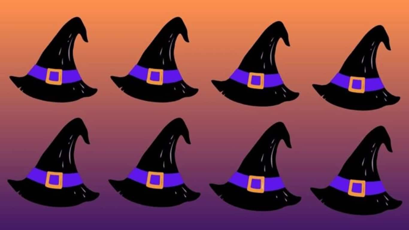 DESAFIO VISUAL Consegue identificar chapéu da bruxa