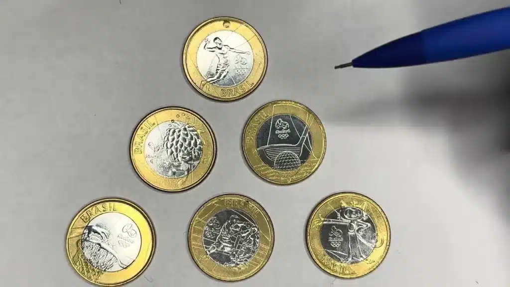 moedas olímpicas Moedas olímpicas que são valiosas