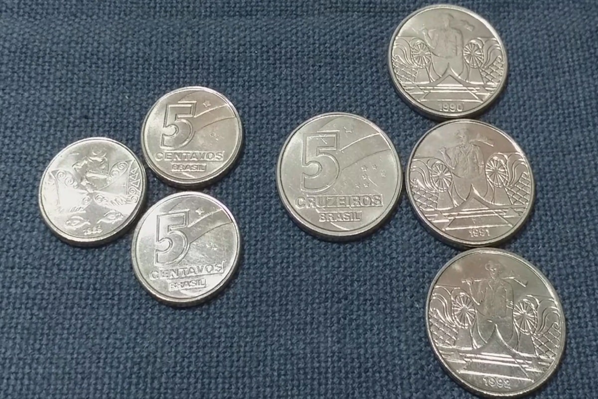 Moeda de 5 cruzeiros 1992