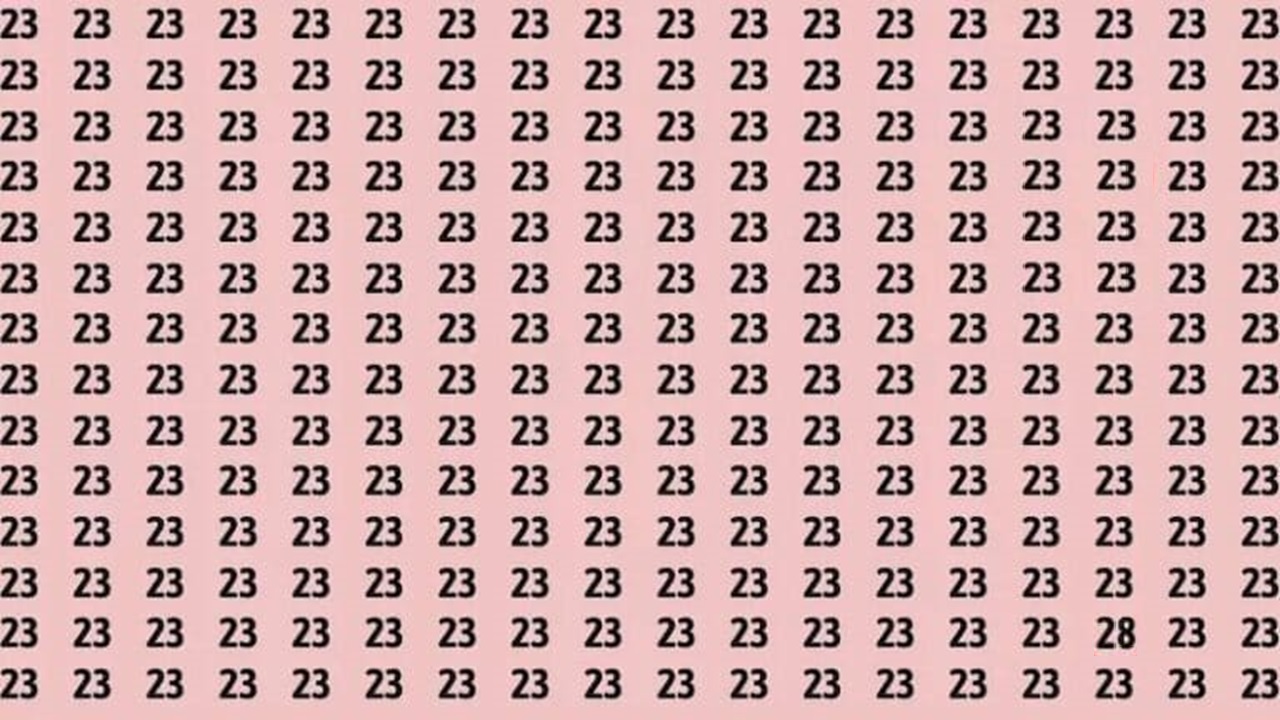 Teste de QI: será que você consegue encontrar o número 28 em 20 segundos? Teste de QI: será que você consegue encontrar o número 28 em 20 segundos?
