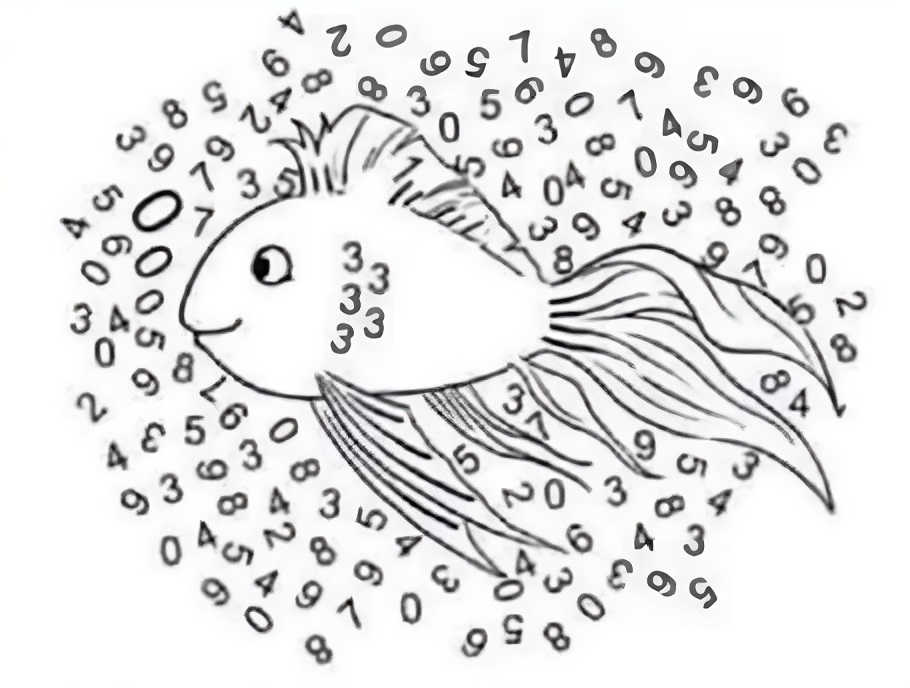 desafio visual do numero na imagem do peixe Desafio visual do número 1 na imagem do peixe. Fonte: Jagran Josh.
