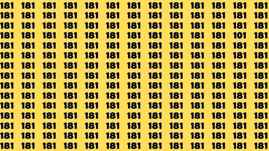 desafio visual do numero Desafio visual do número 101. Fonte: Jagran Josh.