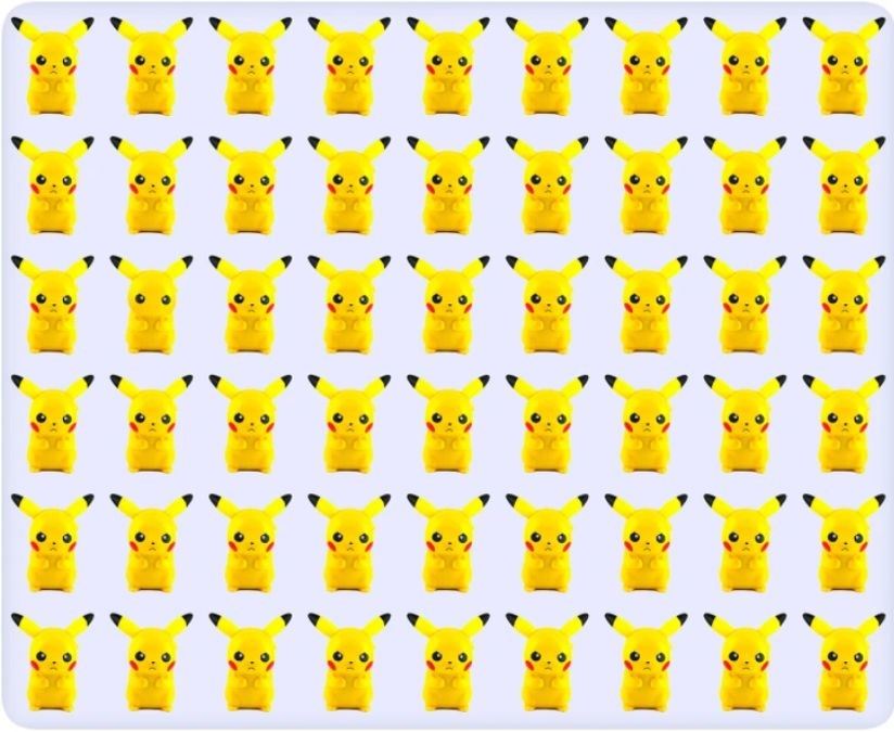 desafio visual do pikachu Desafio visual do Pikachu. Fonte: Jagran Josh.