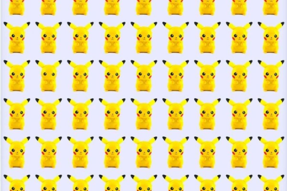 Desafio visual do Pikachu. Fonte: Jagran Josh.