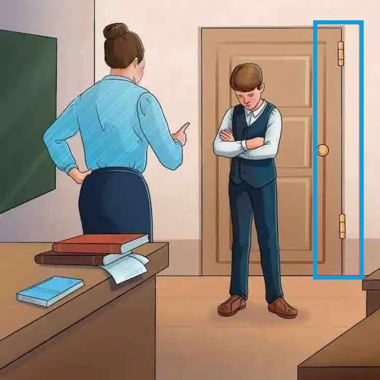 Desafio Visual: você consegue encontrar o erro na imagem em 15 segundos? desafio visual sala de aula solução