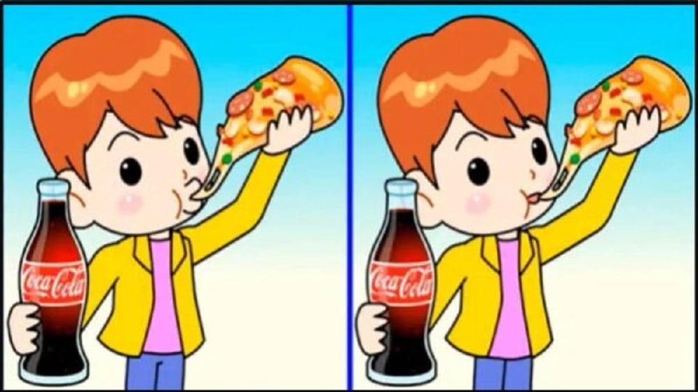 Desafio Visual: você é capaz de encontrar as 3 diferenças em 15 segundos? desafio visual teste menino pizza