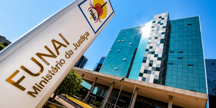 Prédio da Fundação Nacional dos Povos Indígenas (Funai) em Brasília relacionado ao processo seletivo com 807 vagas.