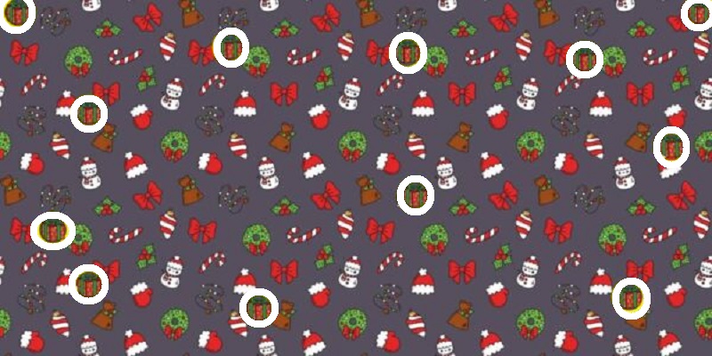 Desafio Visual: encontre todos os presentes de natal em 20 segundos Desafio Visual: encontre todos os presentes de natal em 20 segundos