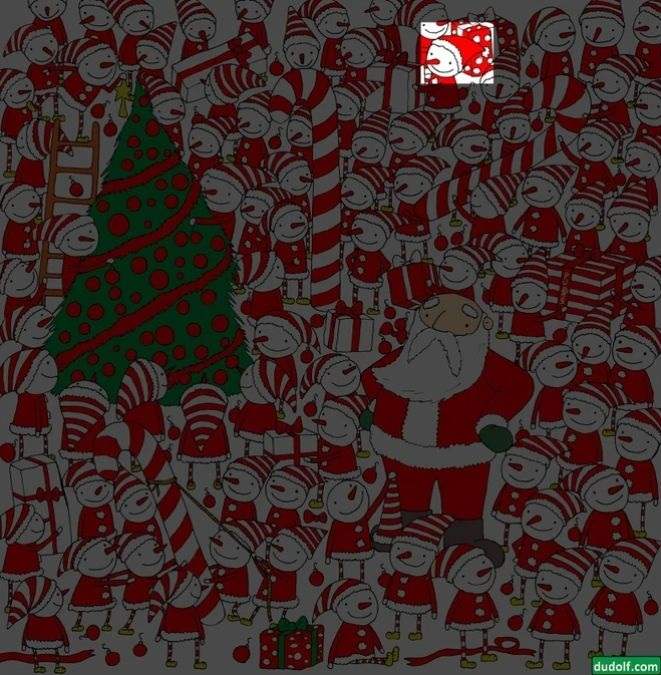 resposta do desafio visual do chapeu de papai noel Resposta do desafio visual do chapéu de papai noel. Fonte: Jagran Josh.