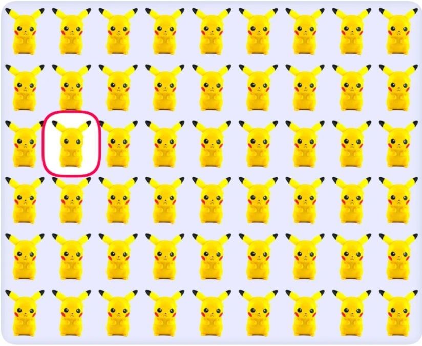 resposta do desafio visual do pikachu Resposta do desafio visual do Pikachu. Fonte: Jagran Josh.
