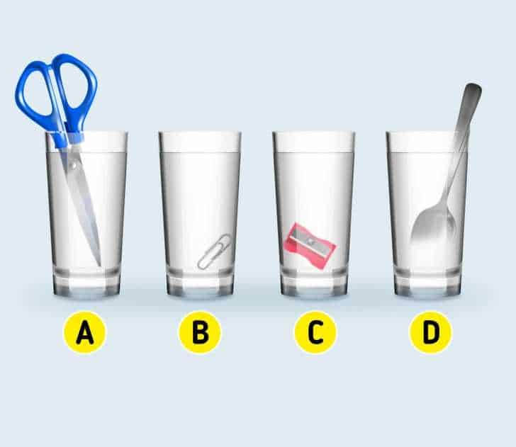 teste de qi qual copo possui mais agua Teste de QI - qual copo possui mais água? Fonte: Jagran Josh.