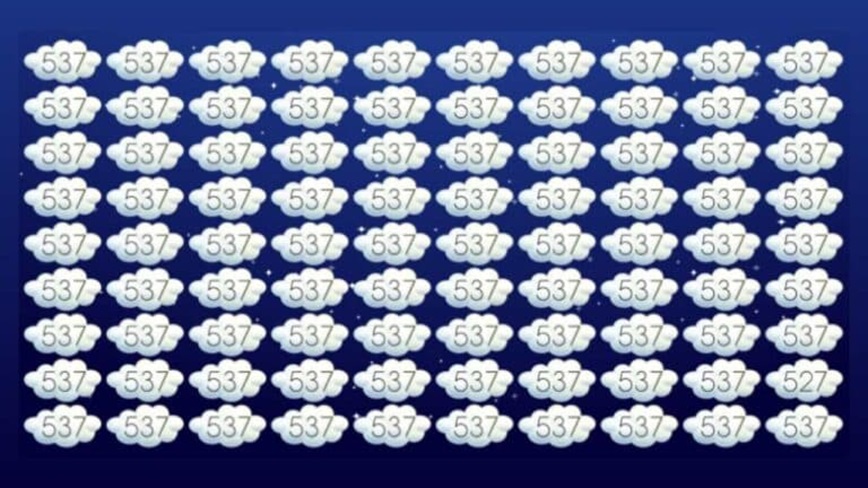 Raciocínio Lógico: será que você encontra o número 527 em 15 segundos? Raciocínio Lógico: será que você encontra o número 527 em 15 segundos?