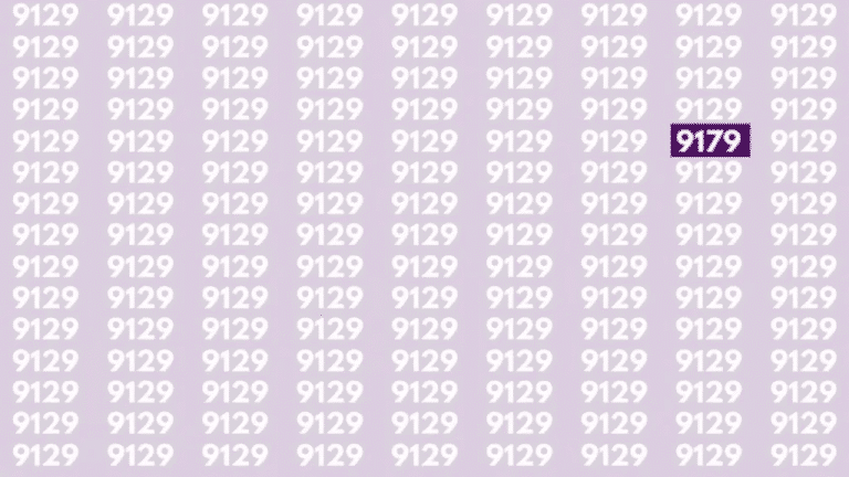 Desafio Visual: você é capaz de encontrar o número 9179 em 20 segundos? Solução desafio visual encontre o número 9179