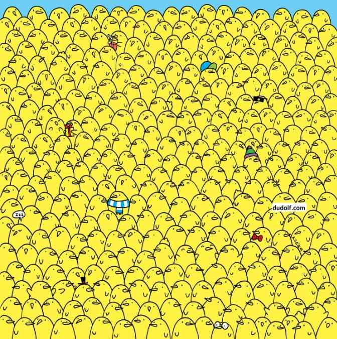 desafio visual encontre os cinco limoes Desafio visual - encontre os cinco limões. Fonte: Jagran Josh.