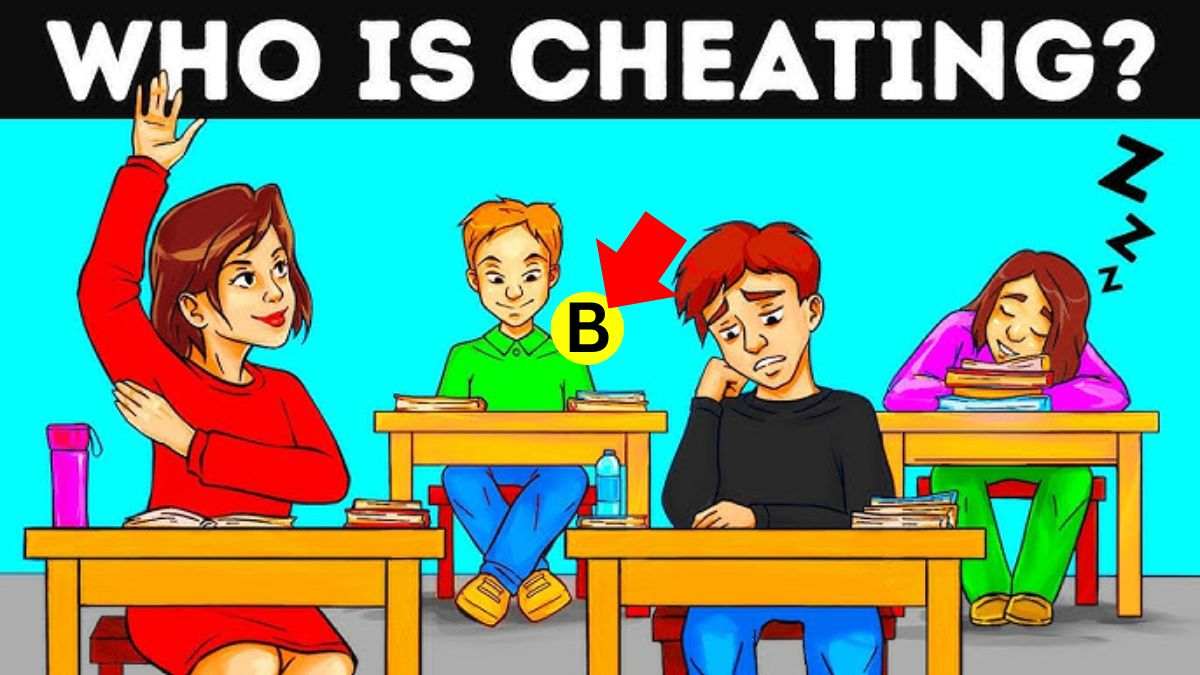 resposta do teste de qi veja quem esta colando na prova Resposta do teste de QI - veja quem está colando na prova. Fonte: Jagran Josh.