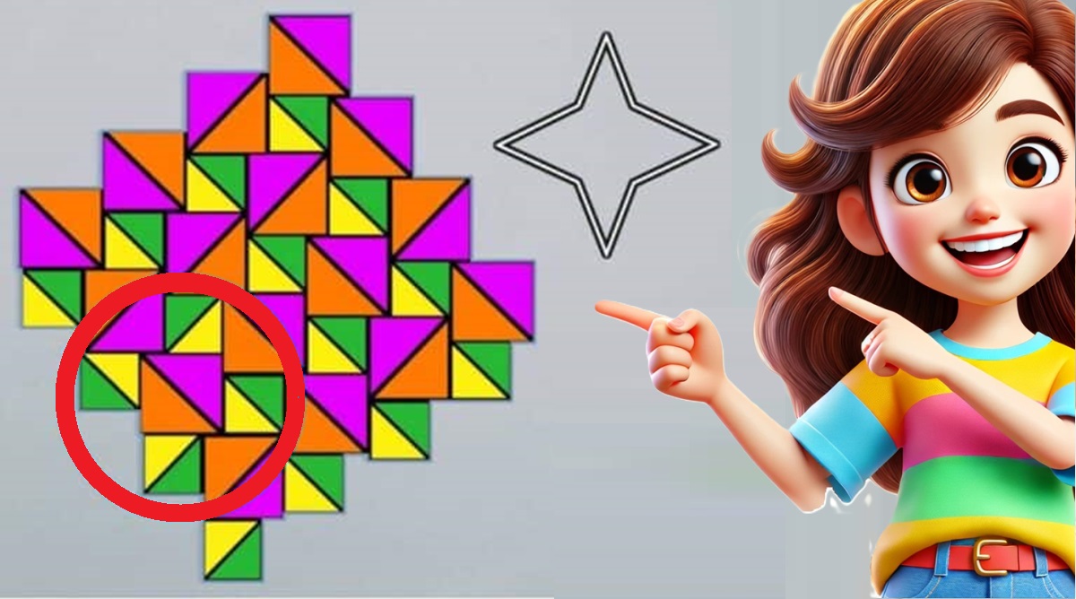 Teste de QI: você é capaz de encontrar a estrela de 4 pontas em 5 segundos? teste de QI encontre a estrela de pontas resposta
