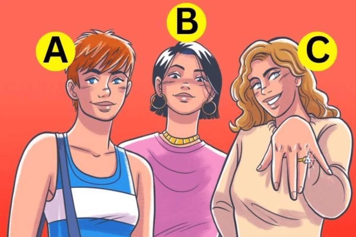 Teste de QI - Encontre a mulher rica na imagem. Fonte: Jagran Josh.