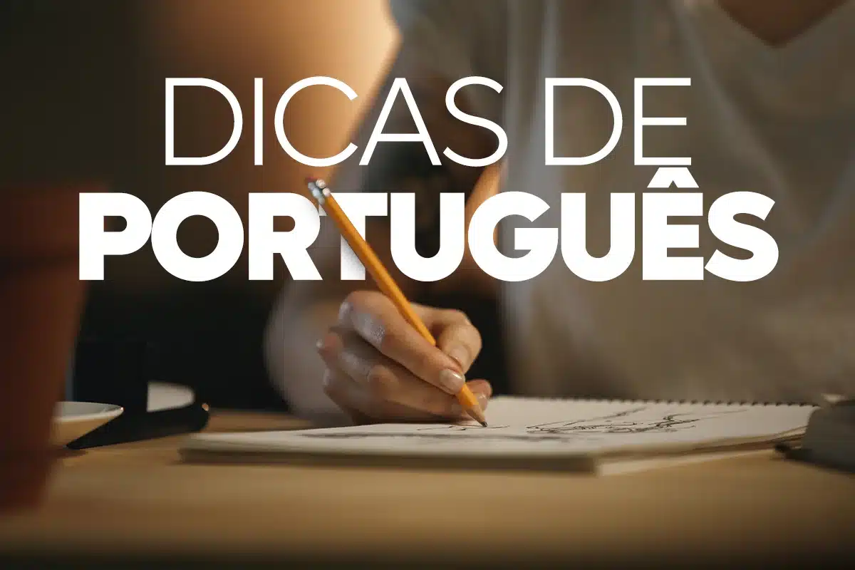 Pessoa escrevendo dicas de português sobre plurais curiosos.