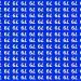 Fundo azul com vários números 9 e 7 em branco, formando um padrão repetitivo.