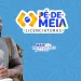 Homem sorrindo com caderno, promovendo o programa Pé-de-Meia Licenciaturas 2026, destacando a oportunidade de inscrição.