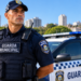 Guarda Municipal em serviço representa concurso da Guarda Municipal de Limeira com 25 vagas abertas.