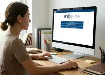 Usuário acessando página do Encceja 2026 para verificar a justificativa de ausência no exame