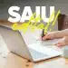Pessoa anotando informações em caderno ao lado de notebook em referência ao novo edital do Samu publicado em 2026