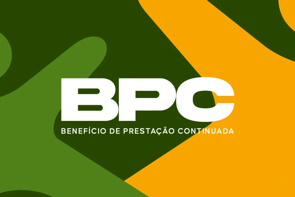 Sigla BPC em destaque representando o valor mensal do benefício equivalente ao salário mínimo em 2026.