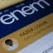 Tela de celular exibindo a página oficial do Enem com botão de login para consulta do resultado da isenção da taxa de inscrição 2026