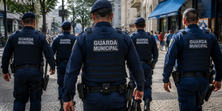 Guarda Municipal de Maracás (BA) em patrulhamento urbano.