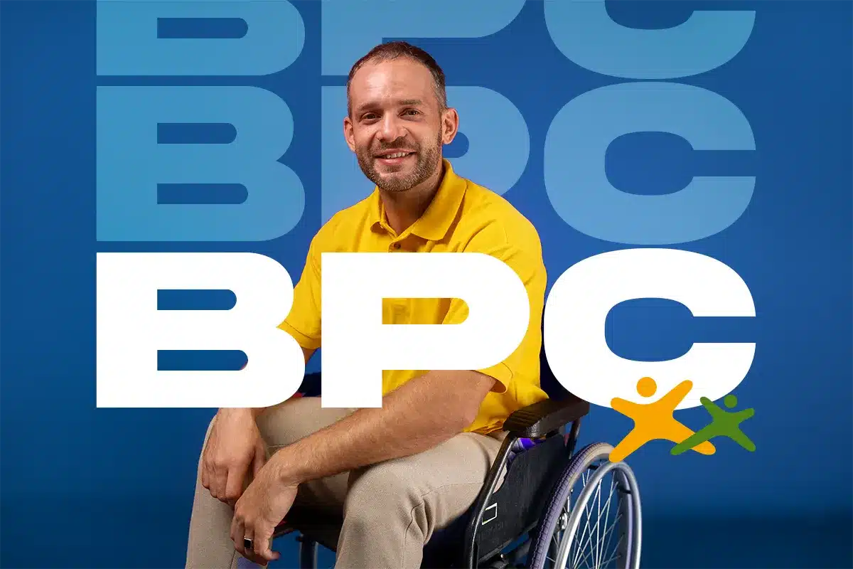 Homem cadeirante representa o público do BPC, benefício de R$ 1.621 pago pelo INSS sem contribuição