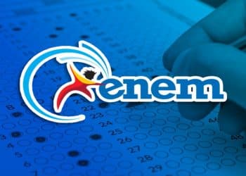 Imagem do Enem associada à redação, etapa em que erros de gramática reduzem a nota